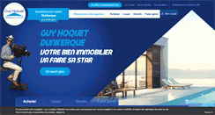 Desktop Screenshot of guyhoquet-immobilier-dunkerque.com