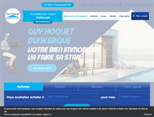 Tablet Screenshot of guyhoquet-immobilier-dunkerque.com